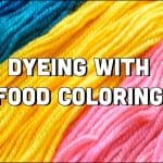 How to Dye Yarn with Food Coloring