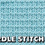 HURDLE STITCH for Beginners (Best Beginner Knit Stitches)
