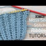Moss Seed Stitch Ribbing - How to Knit
