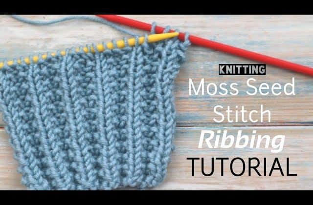 Moss Seed Stitch Ribbing - How to Knit