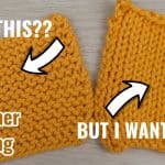 Garter Stitch vs Stocking Stitch | How to get the traditional V stitch design | Beginner Knitting