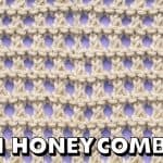 OPEN HONEYCOMB STITCH for Beginners (Best Beginner Knit Stitches)